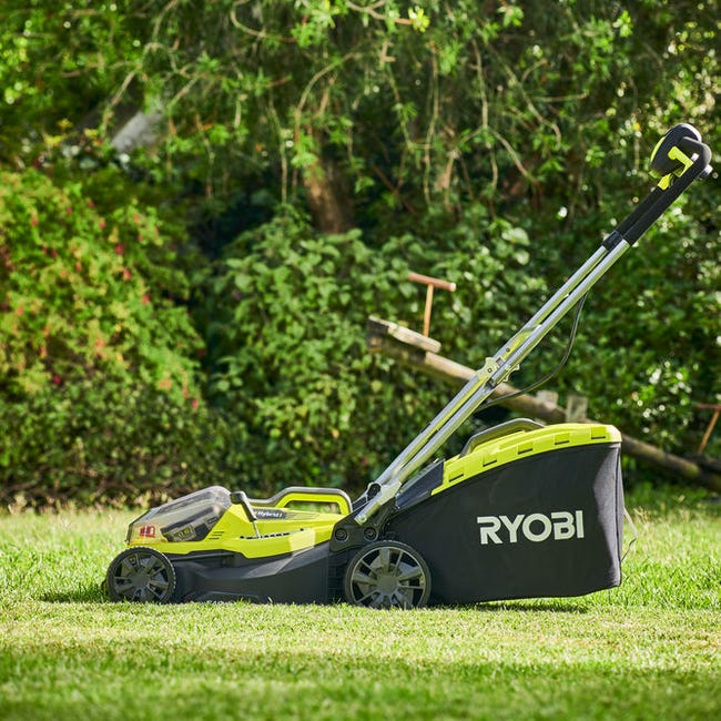 Ryobi 18V 37cm tondeuse hybride secteur batterie