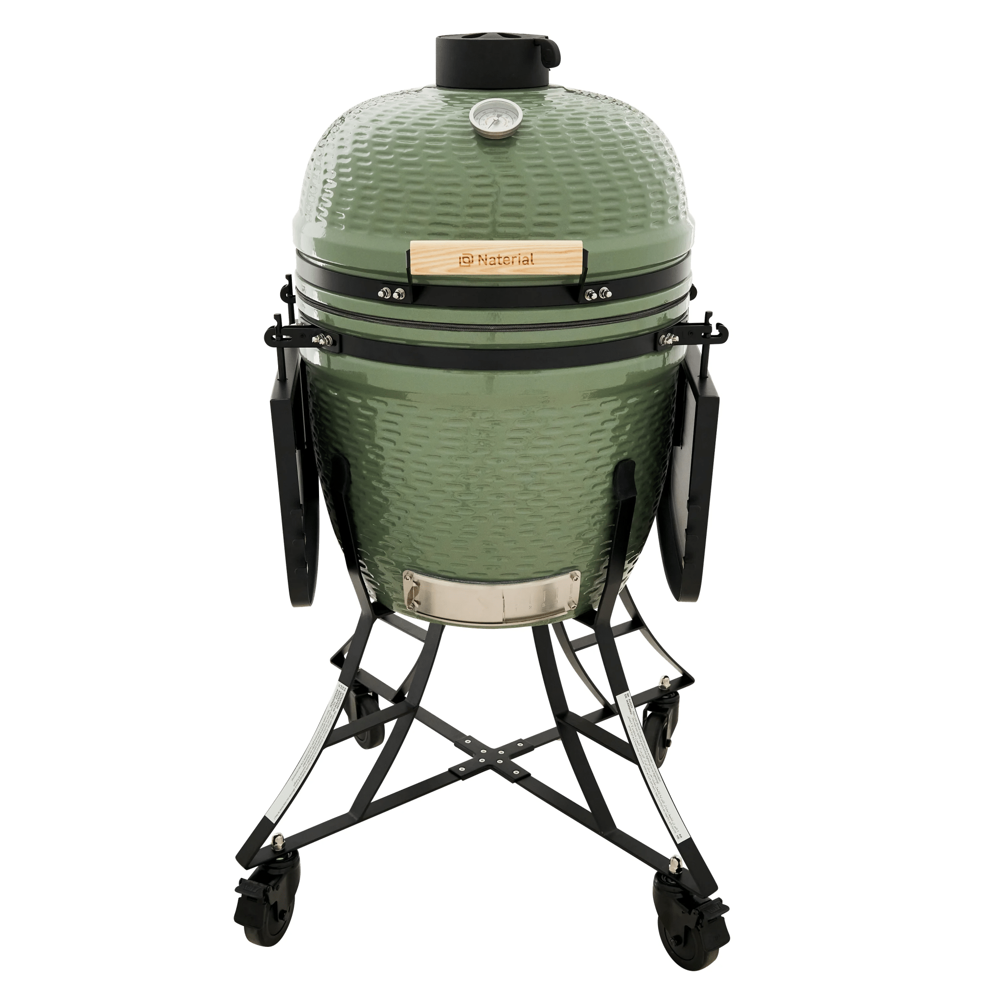 Kamado Barbecue Céramique Charbon NATERIAL Kaki