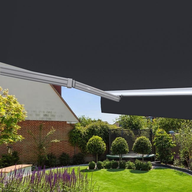 Store banne manuel 3 x 2,5 m anthracite